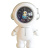 Копилка Часы Astronaut iLikeGift 118P-009 white